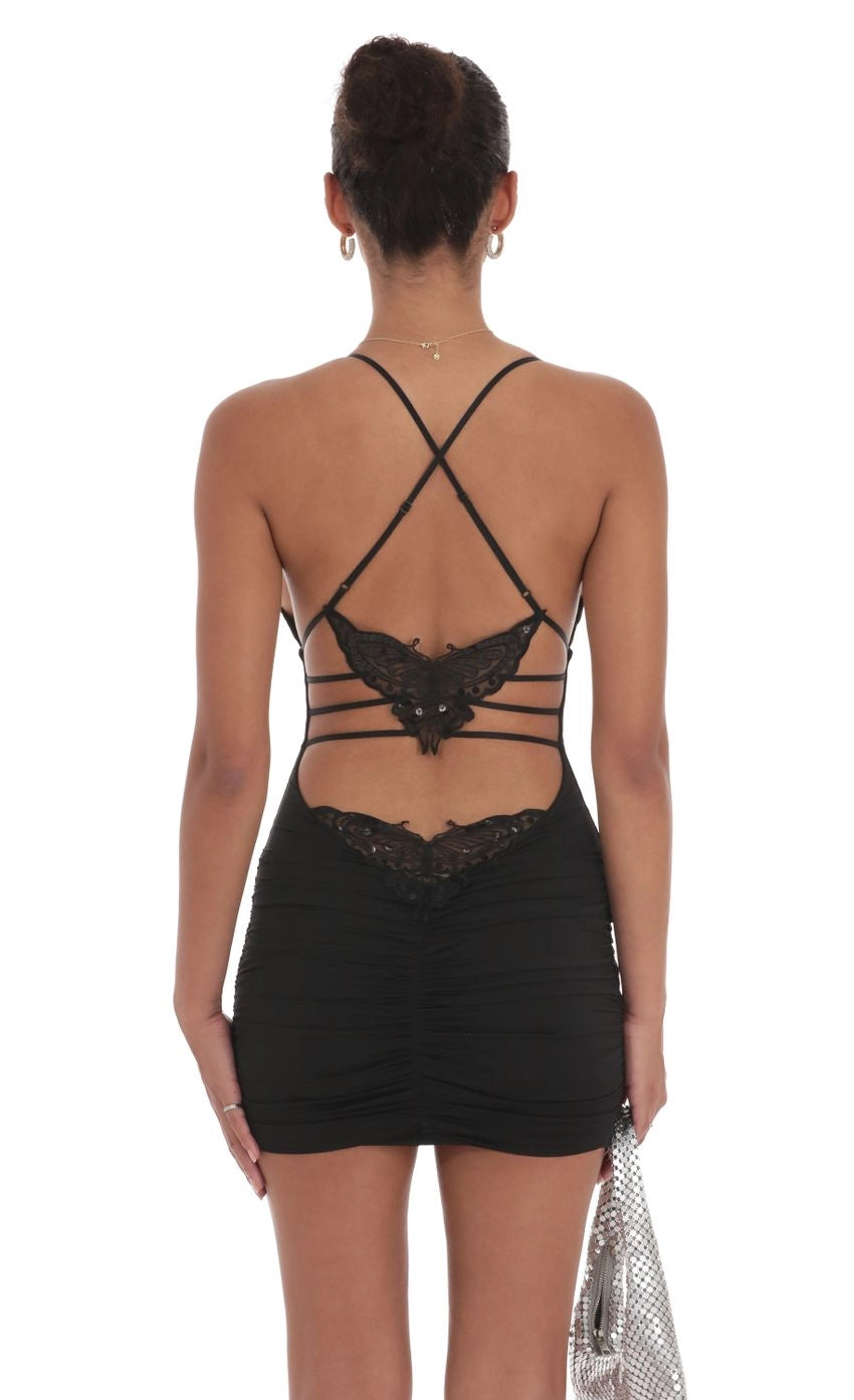 DingJi Wedding's charming thin shoulder straps, suspender straps, butterfly tight fitting Homecoming Dresses